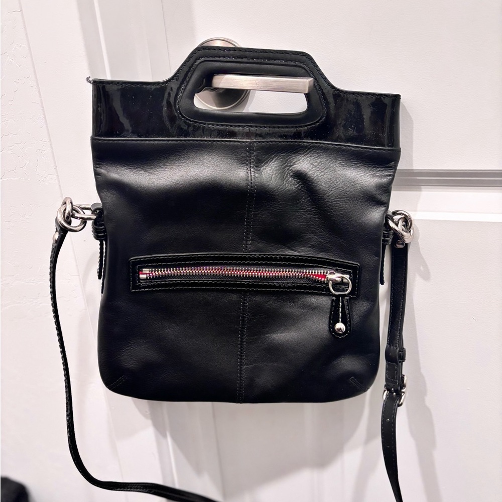 Coach Bonnie Leather Foldover Crossbody (Authentic) - Picture 9 of 9